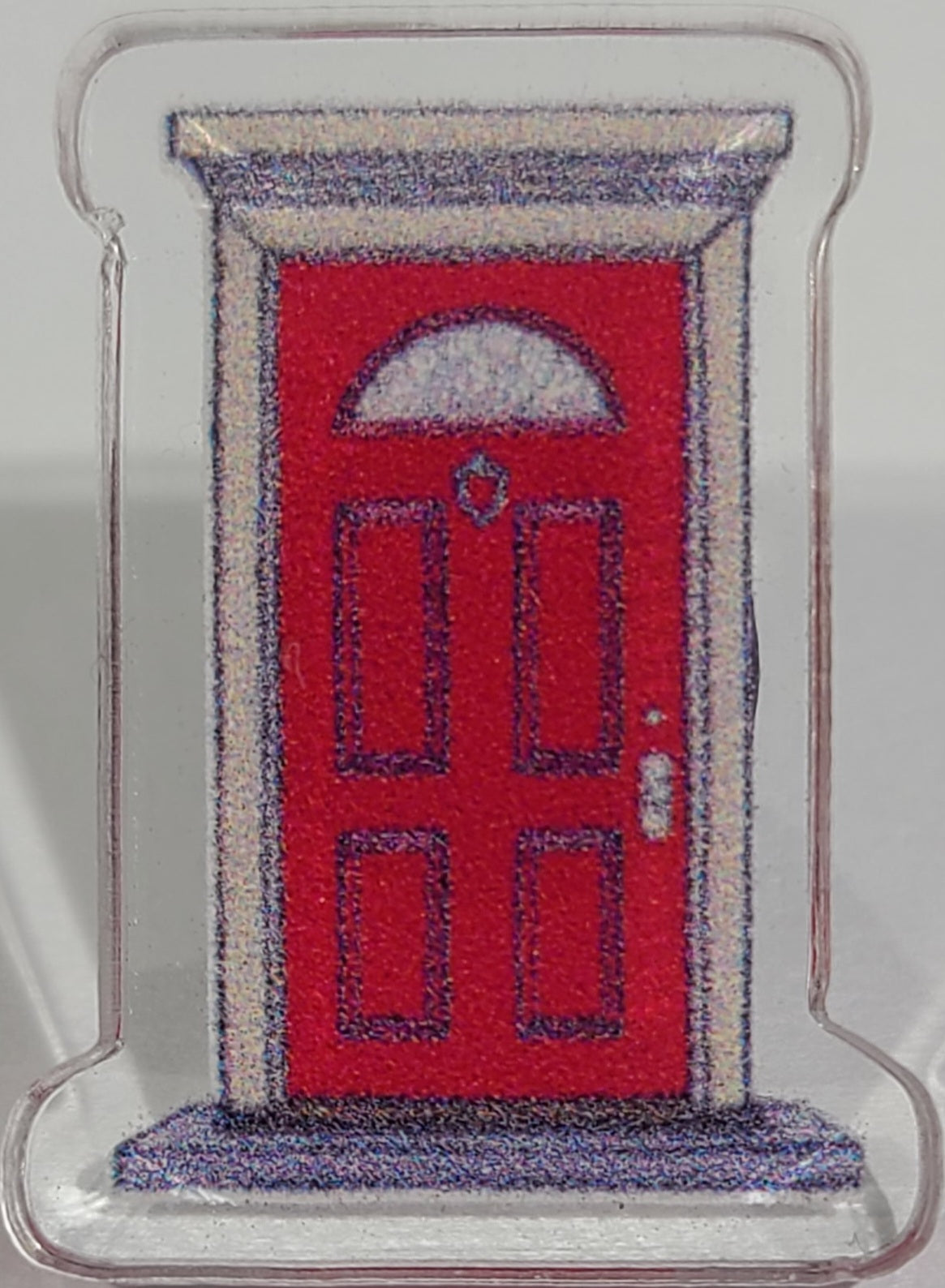 Red Door Enamel Pin